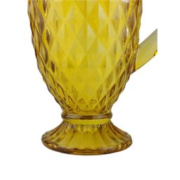 Jarra de Vidro Bico de Abacaxi Âmbar 1.1 Litro - 4