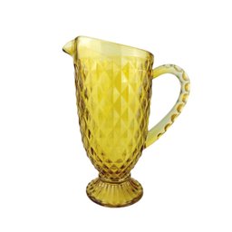 Jarra de Vidro Bico de Abacaxi Âmbar 1.1 Litro - 1