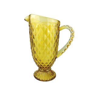 Jarra de Vidro Bico de Abacaxi Âmbar 1.1 Litro