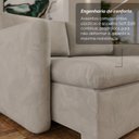Ver imagem 5 de Sofá Cama Retrátil 260cm 04 Lugares Resplendor