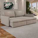 Ver imagem 1 de Sofá Cama Retrátil 260cm 04 Lugares Resplendor