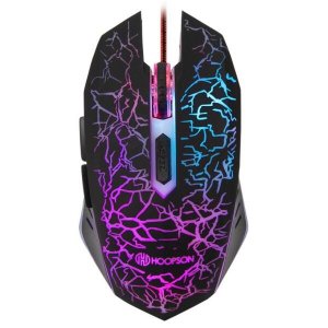 MOUSE USB GAMING HOOPSON GT-1000 2400DPI RGB PRETO 1.7M