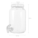 Ver imagem 2 de Suqueira de 3l de Vidro Tampa e Torneira Preta