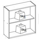 Ver imagem 3 de Armário Cozinha Paris 2 Portas Indekes