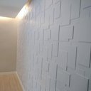 Ver imagem 2 de Kit 45 Placas Pvc 3d Revestimento de Parede e Teto Cadre