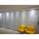 Ver imagem 1 de Kit 45 Placas Pvc 3d Revestimento de Parede e Teto Cadre