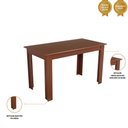 Ver imagem 2 de Mesa Retangular Grande Pérola 135 Cm Mdf