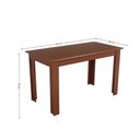 Ver imagem 3 de Mesa Retangular Grande Pérola 135 Cm Mdf