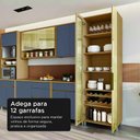 Ver imagem 6 de Cozinha 6 Peças Condessa Cristaleira Nesher Carvalho-Titânio