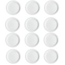 Ver imagem 1 de Conjunto de 12 Pratos Rasos para Refeições de Porcelana Iguaçu Classe Única Branco