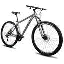 Ver imagem 2 de Bicicleta Aro 29 Absolute Nero 5 Alumínio 21V Câmbios Shimano Mountain Bike Freio a Disco Cinza 23
