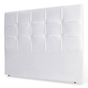 Ver imagem 1 de Cabeceira Estofada Box Casal King Size 195cm Corino Branco