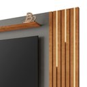 Ver imagem 2 de Painel Home Suspenso Ripado Led Tv até 80 Polegadas Titanium Naturalle Hit Shop Jm