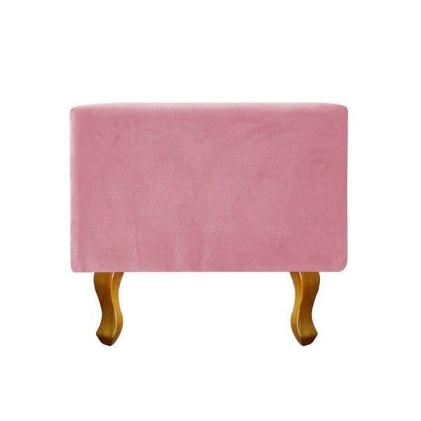 Recamier Félix Casal 140cm Suede Rosa Bebê - Adj Decor - 8