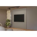 Ver imagem 1 de Painel P/ Quarto até 100 Pol Modular 3.0 Ripado 297x250cm Gris Fosco - Linea Brasil