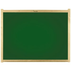 Lousa Quadro Escolar Verde Uv Standard 3mm 120x90 Cm para Giz Moldura de Madeira Pinus Natural