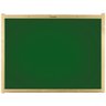 Lousa Quadro Escolar Verde Uv Standard 3mm 120x90 Cm para Giz Moldura de Madeira Pinus Natural - 1