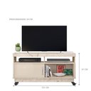 Ver imagem 2 de Rack para TV Rack Benício 50" 121cm MDP Calacata Off White Casah