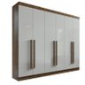 Guarda Roupa Casal 6 Portas 6 Gavetas da Vinci Plus D'doro Ypê/off White - 1