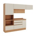 Ver imagem 3 de Cozinha Modulada 4 Peças com Armários, Balcão e Torre Quente Aroeira CabeCasa MadeiraOriginals