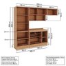 Cozinha Modulada 4 Peças com Armários, Balcão e Torre Quente Aroeira CabeCasa MadeiraOriginals - 4