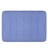 Tapetes Banheiro Antiderrapante Super Soft Foam 50x70cm Azul Realce Premium - 1
