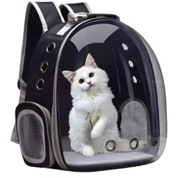 Mochila Pet Visao Panoramica Astronauta Gato Cachorro Bolso Ventilado Alça Regulavel Passeio Caminha - 1