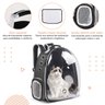 Mochila Pet Visao Panoramica Astronauta Gato Cachorro Bolso Ventilado Alça Regulavel Passeio Caminha - 8
