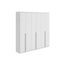 Ver imagem 1 de Guarda Roupa Casal 6 Portas e 4 Gavetas Alonzo New Branco - Lopas