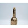 Luminária Garrafa Decorativa de Vidro com LED - Dourado - 4