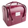 Maleta PVC com Gavetas Retráteis Alças Removíveis Marco Boni:Vinho - 1