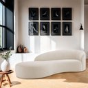 Ver imagem 3 de Divã Recamier Orgânico França 180cm Lado Esquerdo Linho - Amarena Moveis Cor Verde