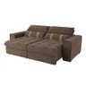 Sofá Veneza Retrátil e Reclinável 252cm Kappesberg (k) A030 Suede - 2