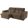 Sofá Veneza Retrátil e Reclinável 252cm Kappesberg (k) A030 Suede - 1