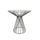 Ver imagem 1 de Base de Mesa Florença Redonda D45 Raiada Metal Preto