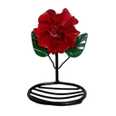 Ver imagem 2 de Saboneteira de parede decoração rústica de flor porta sabonetes de ferro com pintura que nao enferru