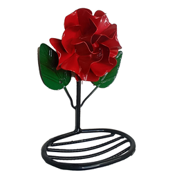 Saboneteira de parede decoração rústica de flor porta sabonetes de ferro com pintura que nao enferru - 4