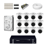 Kit 12 Câmeras Intelbras Vhl 1220 D + DVR Intelbras 16 Canais Full HD Lite + Acessórios + HD ( - 500 - 1