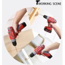 Ver imagem 3 de Furadeira Elétrica com Bateria de Lítio Recarregável, Duas Velocidades - Yk-yz21-1