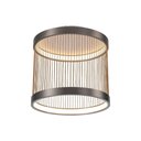 Ver imagem 2 de Plafon Nordecor Beys 2938 Led Bivolt Cinza / Dourado