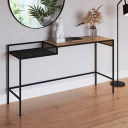 Balcão Aparador York 140cm Estilo Industrial 27903 Artesano - Vermont/preto - 2
