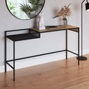 Ver imagem 2 de Balcão Aparador York 140cm Estilo Industrial 27903 Artesano - Vermont/preto