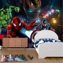 Ver imagem 1 de Papel de Parede Adesivo Vingadores Marvel 1X1