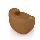 Ver imagem 5 de Kit 2 Poltronas Decorativas Sala de Estar Clarke Pu Caramelo Manchado G45 - Gran Belo