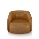 Ver imagem 7 de Kit 2 Poltronas Decorativas Sala de Estar Clarke Pu Caramelo Manchado G45 - Gran Belo