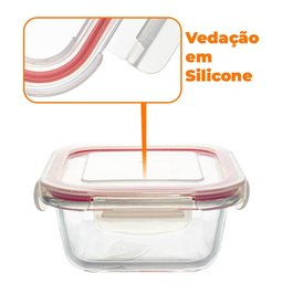 Pote Hermético de Vidro 500ml - Casambiente - 3