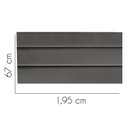 Ver imagem 2 de Cabeceira King Size Painel Estofado Luxo Argentina Madeira Maciça Cinza 195cm Gat Magazine