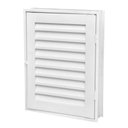 Ver imagem 2 de Porta Abrigo Alçapão Alumínio Branco 70x70 - Linha 25