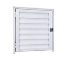 Ver imagem 1 de Porta Abrigo Alçapão Alumínio Branco 70x70 - Linha 25