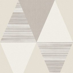 Papel de Parede Infantil Coleção Yoyo Cinza Triangular - 2